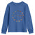 13 Star Flag Betsy Ross Distressed American Flag 1776 USA Youth Sweatshirt 4th Of July - Wonder Print Shop