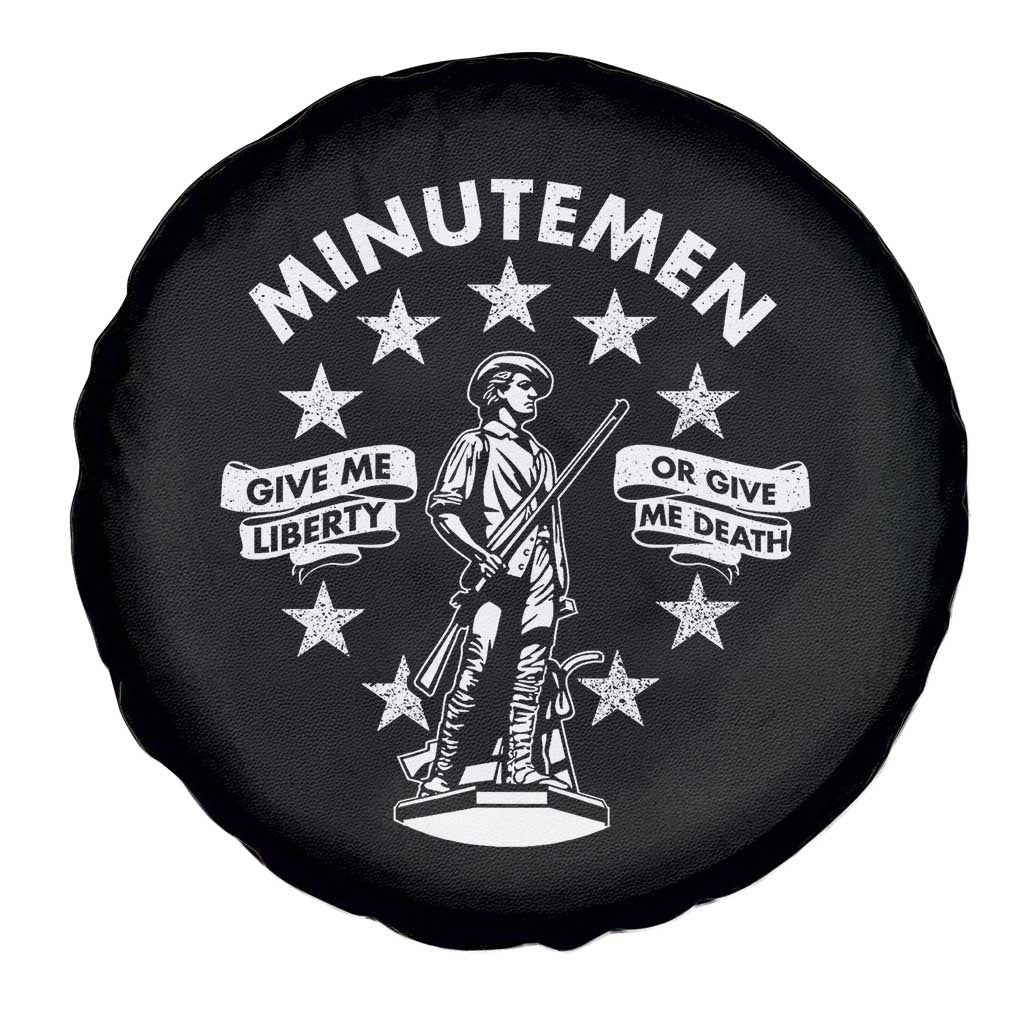 Minutemen Give Me Liberty Or Give Me Death Spare Tire Cover US History - Wonder Print Shop