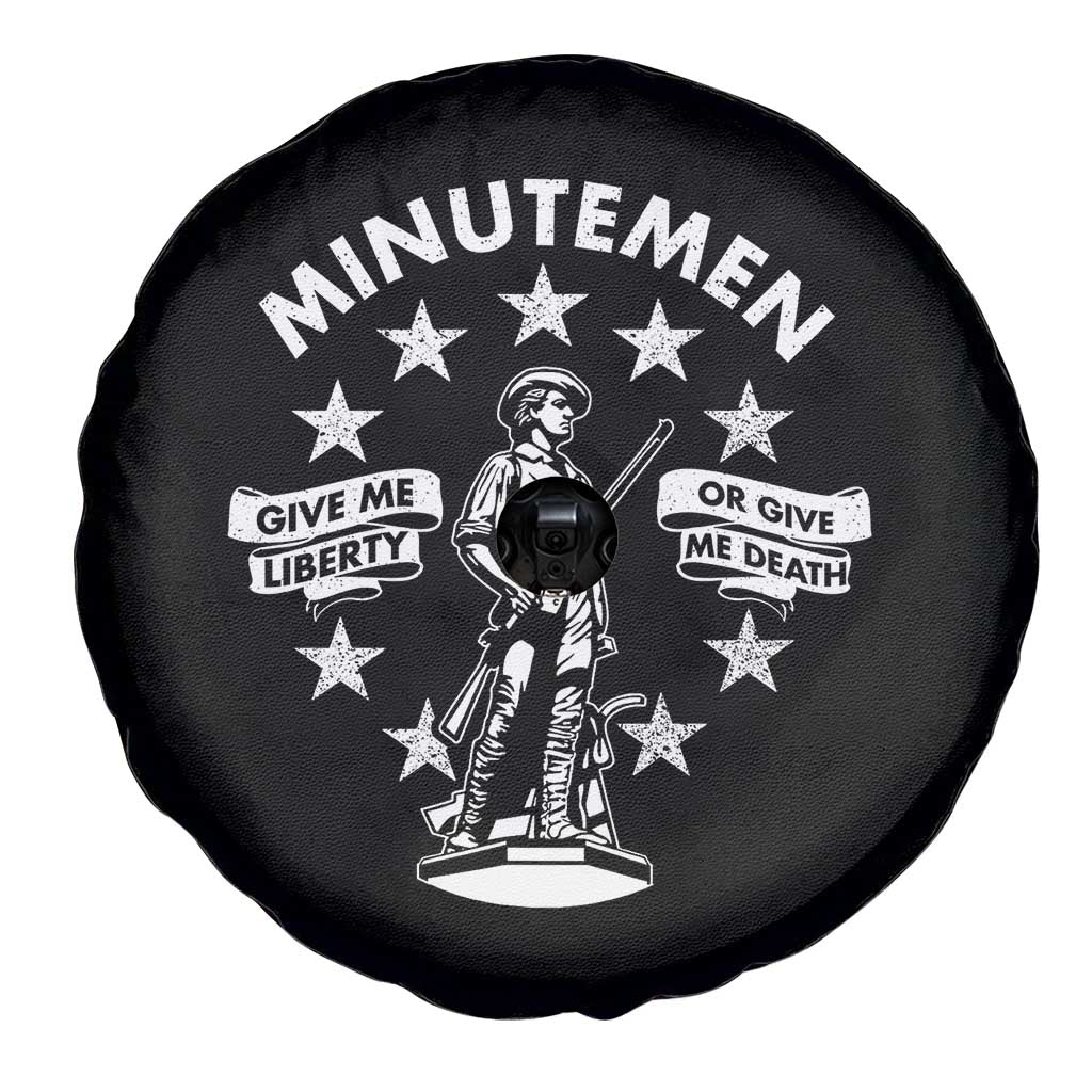 Minutemen Give Me Liberty Or Give Me Death Spare Tire Cover US History - Wonder Print Shop