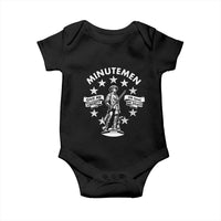 Minutemen Give Me Liberty Or Give Me Death Baby Onesie US History - Wonder Print Shop