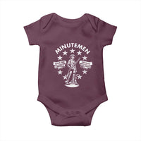 Minutemen Give Me Liberty Or Give Me Death Baby Onesie US History - Wonder Print Shop