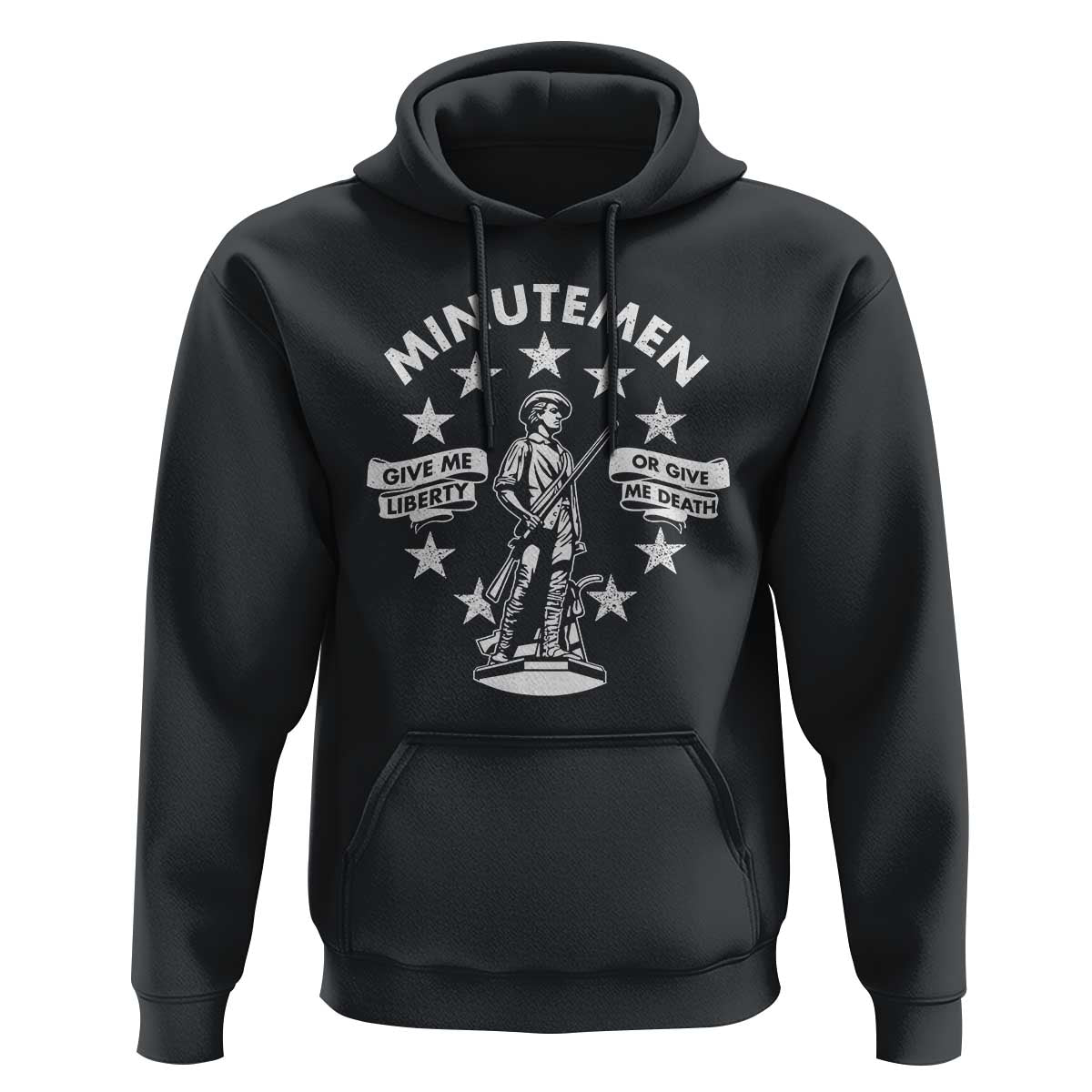 Minutemen Give Me Liberty Or Give Me Death Hoodie US History - Wonder Print Shop
