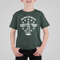 Minutemen Give Me Liberty Or Give Me Death T Shirt For Kid US History - Wonder Print Shop