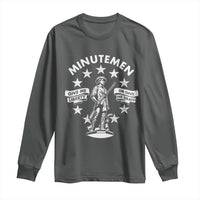 Minutemen Give Me Liberty Or Give Me Death Long Sleeve Shirt US History - Wonder Print Shop