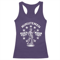 Minutemen Give Me Liberty Or Give Me Death Racerback Tank Top US History - Wonder Print Shop