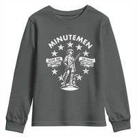 Minutemen Give Me Liberty Or Give Me Death Youth Sweatshirt US History - Wonder Print Shop
