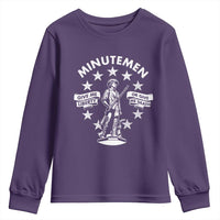 Minutemen Give Me Liberty Or Give Me Death Youth Sweatshirt US History - Wonder Print Shop
