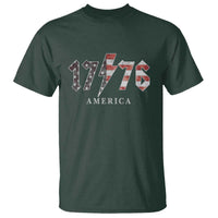 Patriotic 4th Of July 1776 America Classic Rock T Shirt Vintage American Flag
