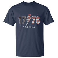 Patriotic 4th Of July 1776 America Classic Rock T Shirt Vintage American Flag