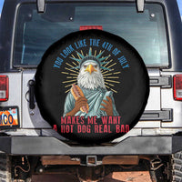 Funny You Look Like The 4th Of July Makes Me Want A Hot Dog Real Bad Spare Tire Cover Eagle Statue Of Liberty - Wonder Print Shop