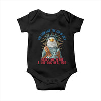 Funny You Look Like The 4th Of July Makes Me Want A Hot Dog Real Bad Baby Onesie Eagle Statue Of Liberty - Wonder Print Shop