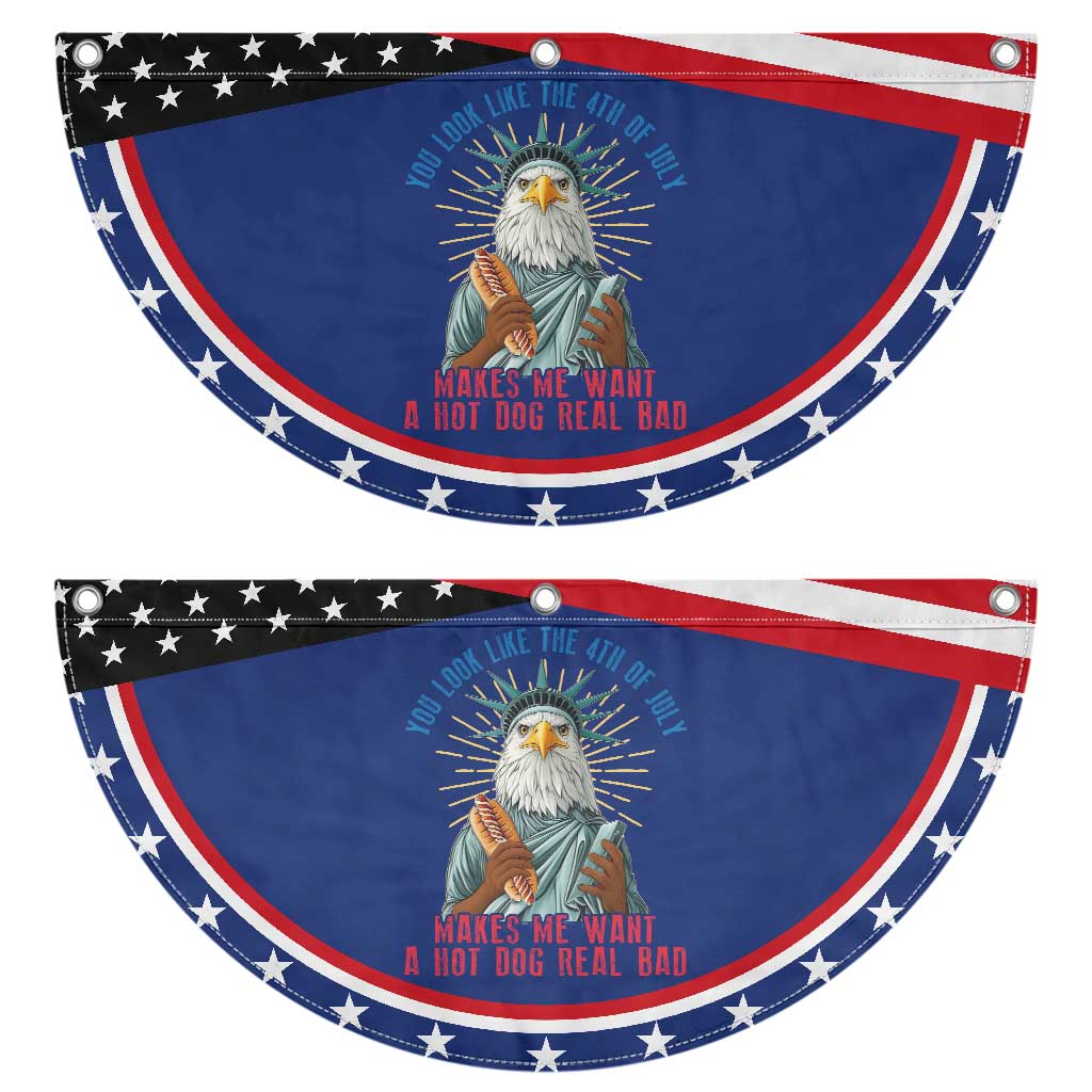 Funny You Look Like The 4th Of July Makes Me Want A Hot Dog Real Bad Patriotic Fan Flag Eagle Statue Of Liberty