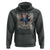 Funny 4th Of July Patriotic Skull Hoodie I Am The Rockets Red Glare EST 1776 - Wonder Print Shop