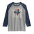 Funny 4th Of July Patriotic Skull Raglan Shirt I Am The Rockets Red Glare EST 1776 - Wonder Print Shop