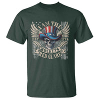 Funny 4th Of July Patriotic Skull T Shirt I Am The Rockets Red Glare EST 1776 - Wonder Print Shop