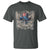 Funny 4th Of July Patriotic Skull T Shirt I Am The Rockets Red Glare EST 1776 - Wonder Print Shop