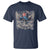 Funny 4th Of July Patriotic Skull T Shirt I Am The Rockets Red Glare EST 1776 - Wonder Print Shop