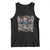 Funny 4th Of July Patriotic Skull Tank Top I Am The Rockets Red Glare EST 1776 - Wonder Print Shop