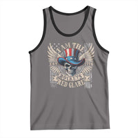 Funny 4th Of July Patriotic Skull Tank Top I Am The Rockets Red Glare EST 1776 - Wonder Print Shop