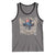 Funny 4th Of July Patriotic Skull Tank Top I Am The Rockets Red Glare EST 1776 - Wonder Print Shop