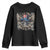 Funny 4th Of July Patriotic Skull Youth Sweatshirt I Am The Rockets Red Glare EST 1776 - Wonder Print Shop