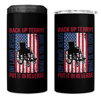 Funny Back Up Terry Put It In Reverse 4 in 1 Can Cooler Tumbler Oh Lawd Jesus What Is You Doin - Wonder Print Shop