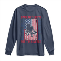 Funny Back Up Terry Put It In Reverse Long Sleeve Shirt Oh Lawd Jesus What Is You Doin - Wonder Print Shop