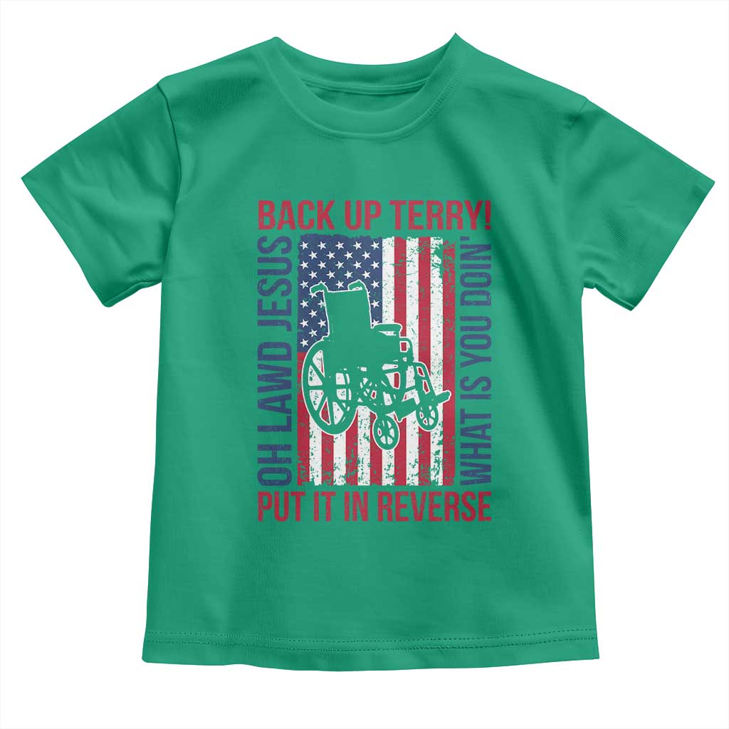 Funny Back Up Terry Put It In Reverse Toddler T Shirt Oh Lawd Jesus What Is You Doin - Wonder Print Shop