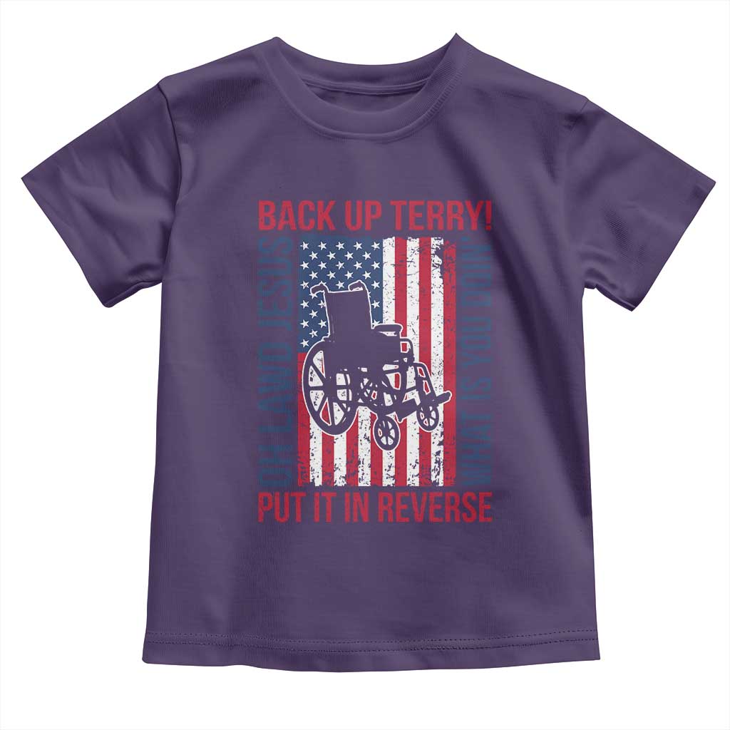 Funny Back Up Terry Put It In Reverse Toddler T Shirt Oh Lawd Jesus What Is You Doin - Wonder Print Shop