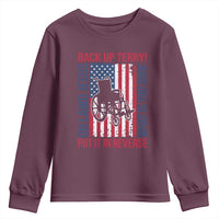 Funny Back Up Terry Put It In Reverse Youth Sweatshirt Oh Lawd Jesus What Is You Doin - Wonder Print Shop