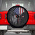 Funny 4th Of July Vintage American Flag Skull Skeleton Spare Tire Cover - Wonder Print Shop