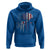 Funny 4th Of July Vintage American Flag Skull Skeleton Hoodie - Wonder Print Shop