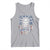 4th Of July Liberty Or Death Tank Top Statue Of Liberty Skull  American Flag - Wonder Print Shop