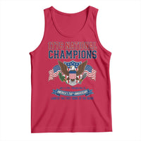 1776 National Champions 250th Anniversary USA Tank Top Land Of The Free Home Of The Brave