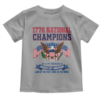 1776 National Champions 250th Anniversary USA Toddler T Shirt Land Of The Free Home Of The Brave