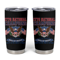 1776 National Champions 250th Anniversary USA Tumbler Cup Land Of The Free Home Of The Brave