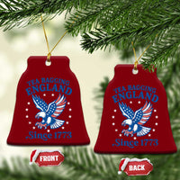 Tea Bagging England Since 1773 Ceramic Ornament Patriotic Eagle 4th of July