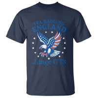 Tea Bagging England Since 1773 T Shirt Patriotic Eagle 4th of July
