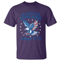 Tea Bagging England Since 1773 T Shirt Patriotic Eagle 4th of July