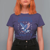 Tea Bagging England Since 1773 T Shirt For Women Patriotic Eagle 4th of July
