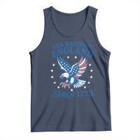 Tea Bagging England Since 1773 Tank Top Patriotic Eagle 4th of July