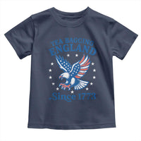 Tea Bagging England Since 1773 Toddler T Shirt Patriotic Eagle 4th of July