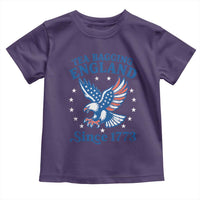 Tea Bagging England Since 1773 Toddler T Shirt Patriotic Eagle 4th of July