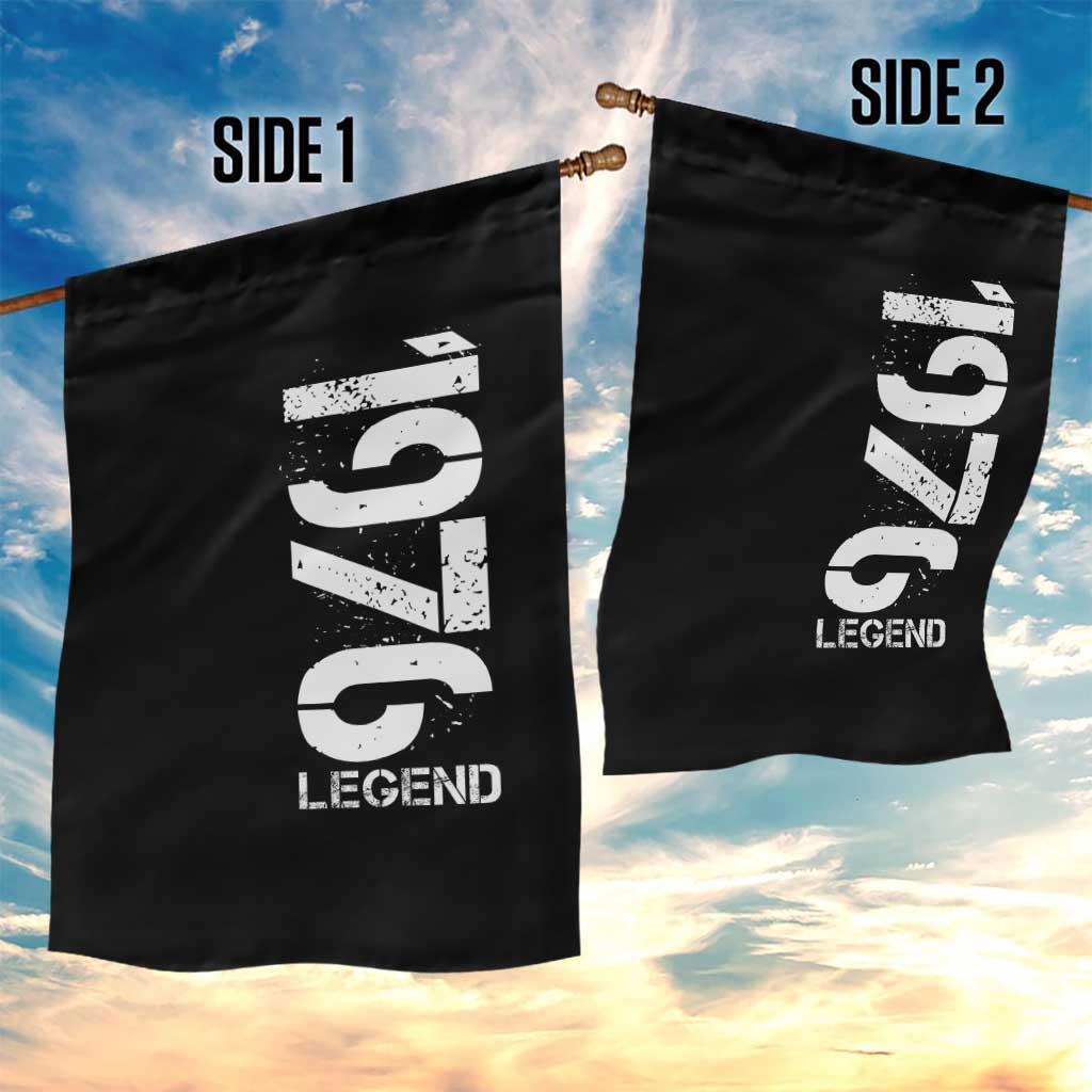 Vintage 1976 Legend Garden Flag 50th Birthday Gifts Special Milestone