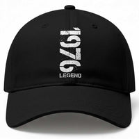 Vintage 1976 Legend Baseball Cap 50th Birthday Gifts Special Milestone