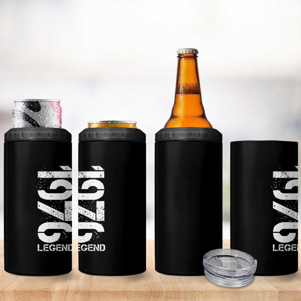 Vintage 1976 Legend 4 in 1 Can Cooler Tumbler 50th Birthday Gifts Special Milestone