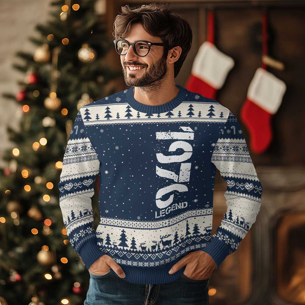 Vintage 1976 Legend Ugly Christmas Sweater 50th Birthday Gifts Special Milestone