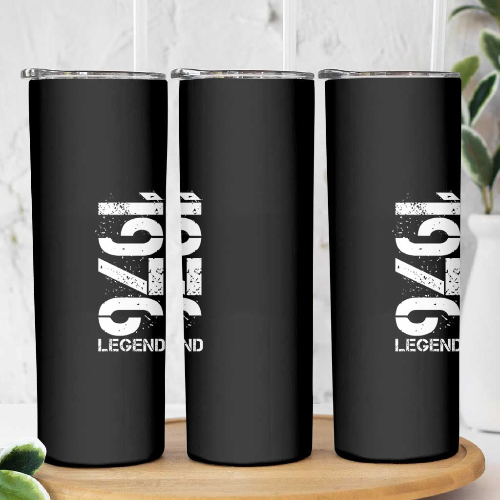 Vintage 1976 Legend Skinny Tumbler 50th Birthday Gifts Special Milestone