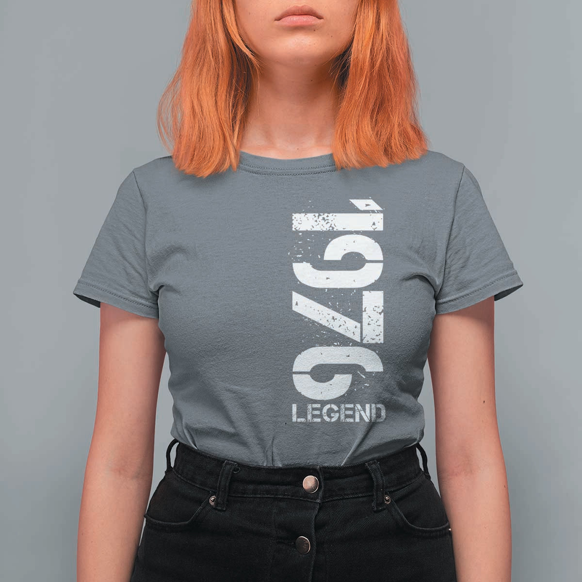 Vintage 1976 Legend T Shirt For Women 50th Birthday Gifts Special Milestone