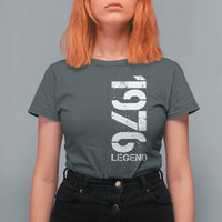 Vintage 1976 Legend T Shirt For Women 50th Birthday Gifts Special Milestone